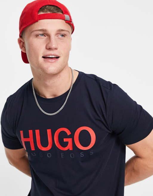 HUGO Dolive logo t shirt