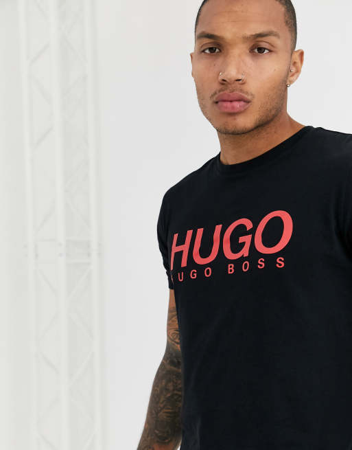HUGO — Dolive — Sort T-shirt, 3 af 4