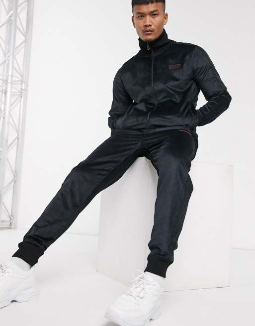 Hugo boss velvet deals tracksuit