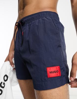 Hugo Bodywear Hugo Dominica Swim Shorts In Navy