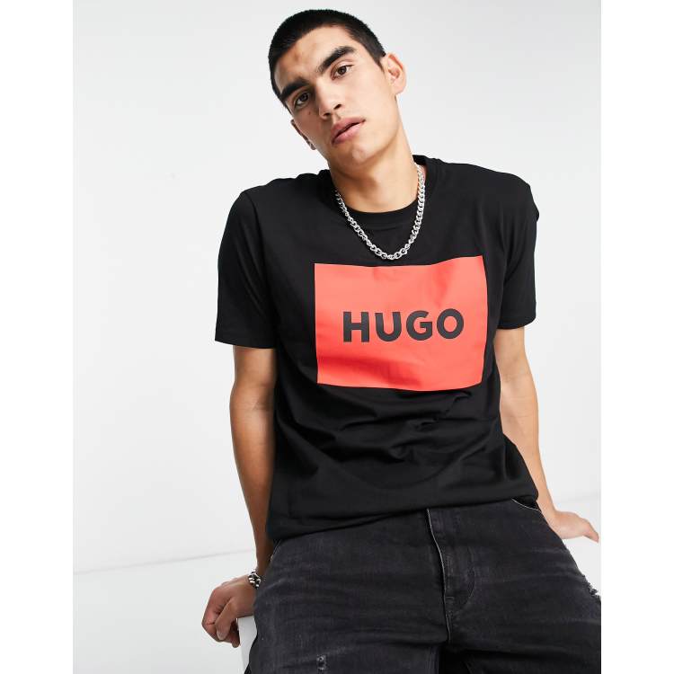 Hugo black 2024 t shirt