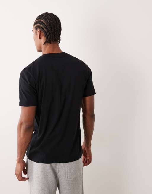 Hugo Dulivio logo t-shirt in black  , 5 of 5
