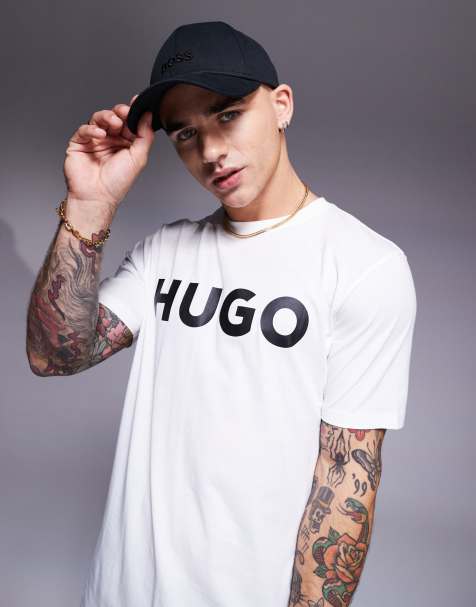 Hugo Dulivio logo t-shirt in White - view 1