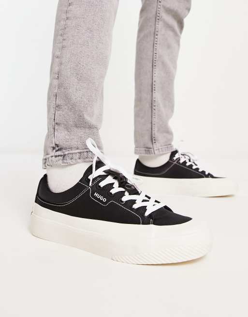 HUGO Dyer Tenn trainers in black | ASOS