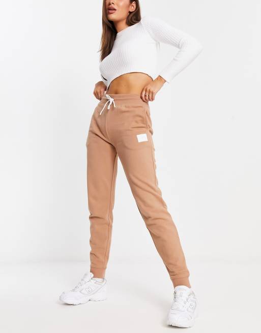 HUGO - Easy - Joggingbroek in donkerbeige