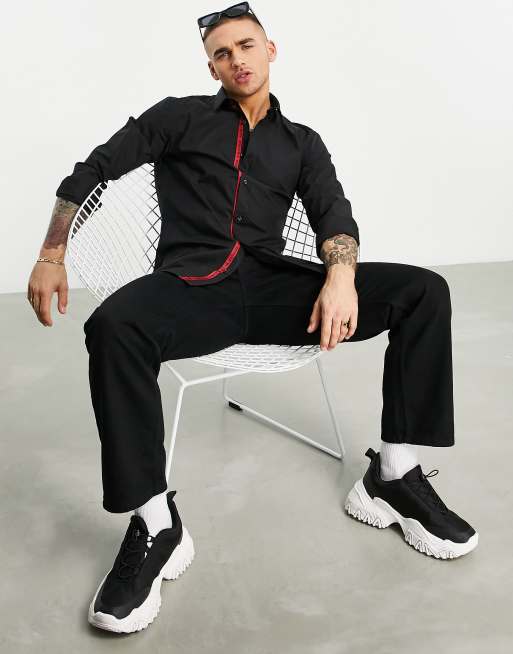 HUGO - Elisha - Camicia nera 