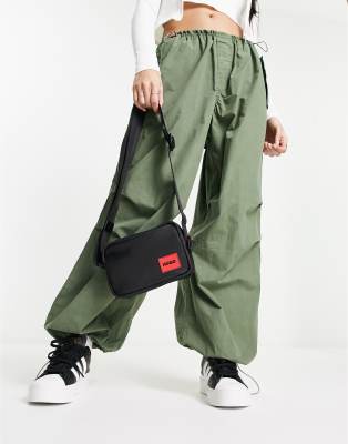 Sac Bandoulière HUGO Ethon 2.0 - Polyester Recyclé, Réglable 82-158cm | Compact, Style Urbain