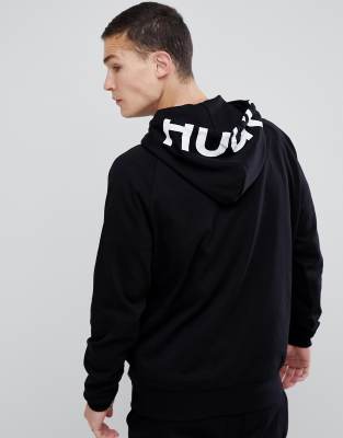 HUGO Exploded Logo Hoodie Sweat In 