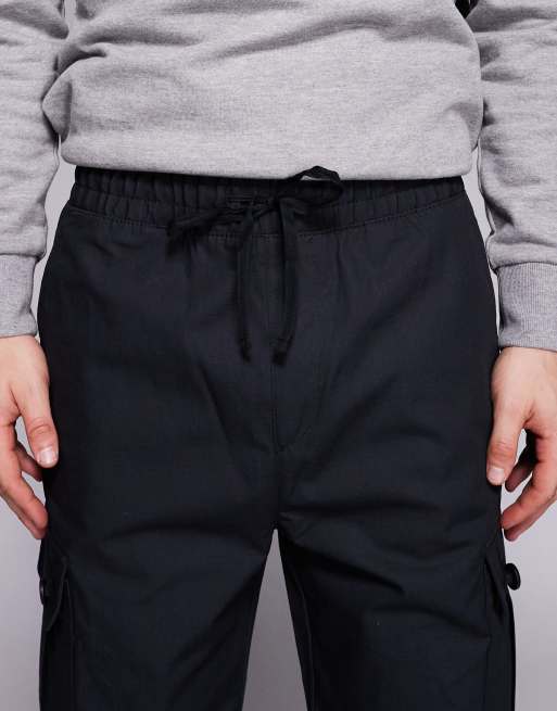 HUGO Garlo cargo trousers in black, 4 of 5