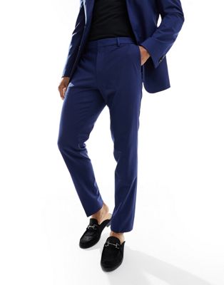 HUGO getlin slim fit trousers in blue