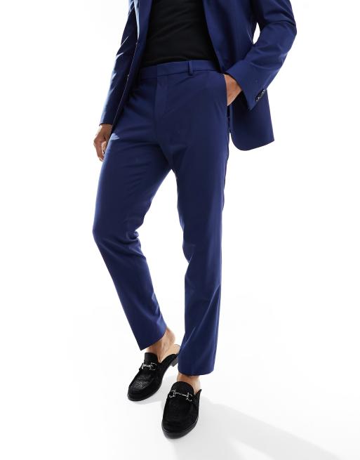 HUGO getlin slim fit trousers in blue