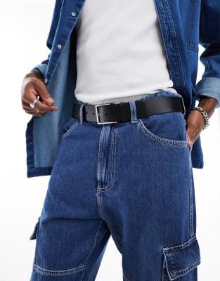 HUGO Giaspo belt in black - ASOS Price Checker
