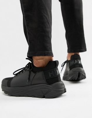 HUGO Horizon Runn leather sneakers in 