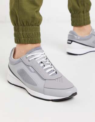 HUGO Hybrid Run trainers in grey | ASOS