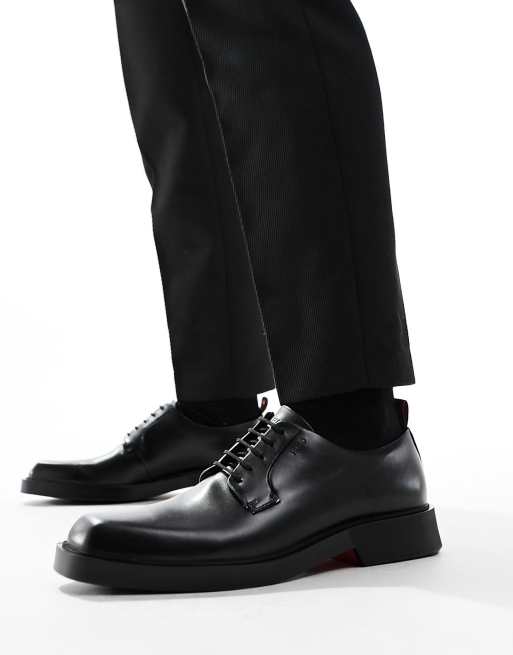 Hugo boss lace up hot sale shoes