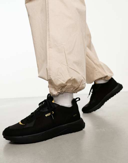 HUGO Kane Runn trainers in black | ASOS