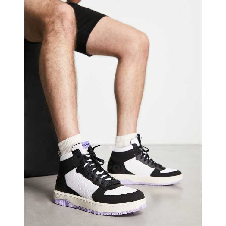 HUGO Kilian Hito Pume sneakers in white and black | ASOS