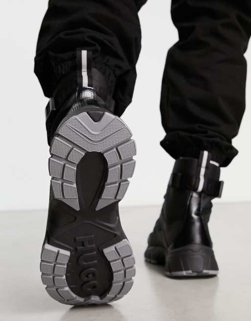HUGO Kyle Hito hiking style boots in black, 2 of 4
