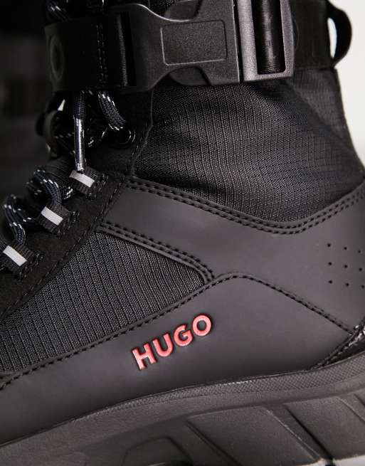 HUGO – Kyle Hito – Wanderstiefel in Schwarz, 3 von 4