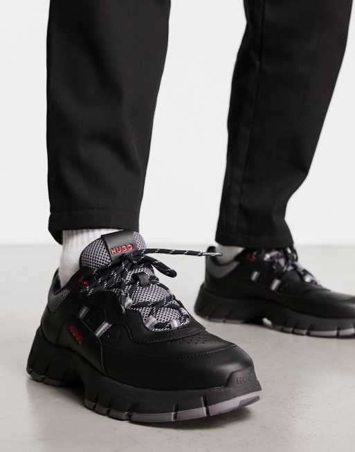 HUGO - Kyle Runn - Sorte sneakers