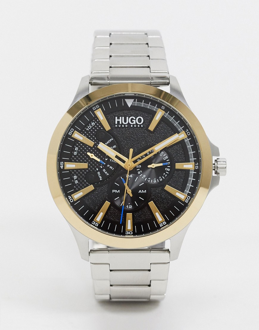 Hugo leap bracelet watch in silver 1530174