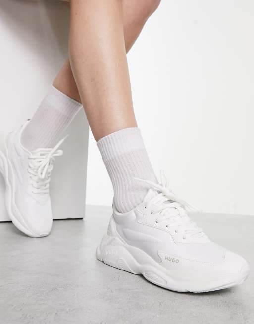 HUGO Leon Runn trainers in white | ASOS