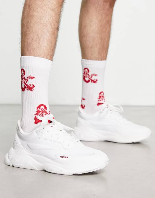 HUGO Leon Runn trainers in white | ASOS