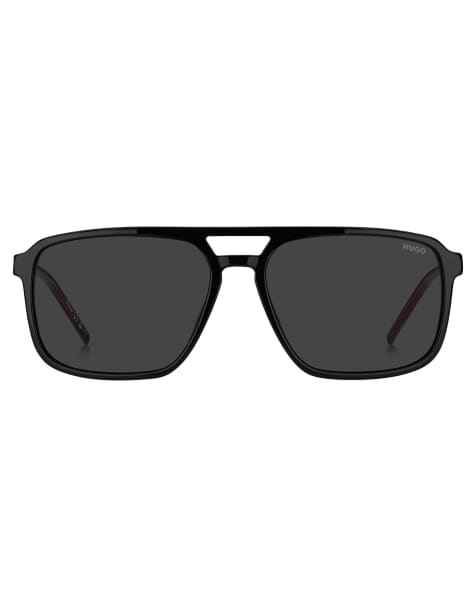 HUGO - Lunettes de soleil aviateur - Noir - view 1