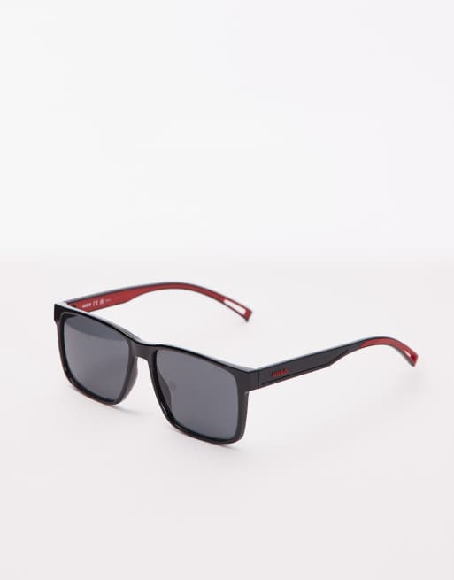 HUGO - Lunettes de soleil carrées - Noir, 2 de 3