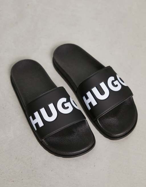 HUGO Match It logo sliders in black