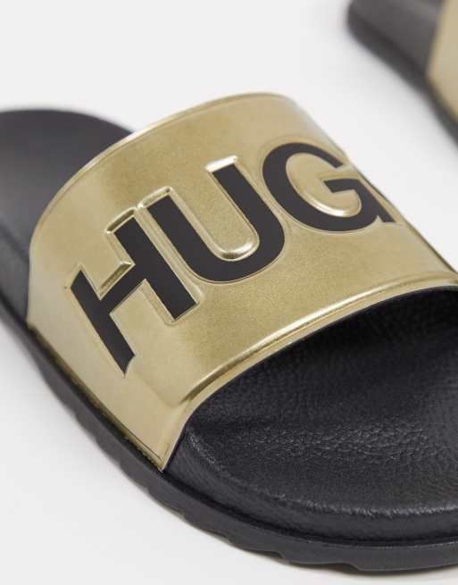 HUGO Match slider in gold