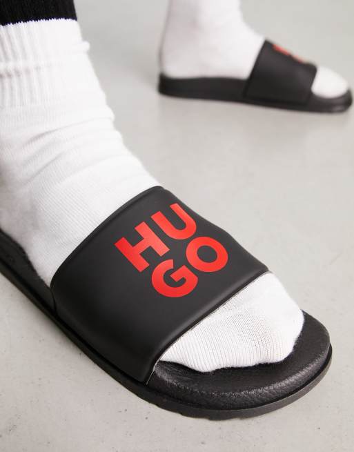 Hugo boss sliders store asos