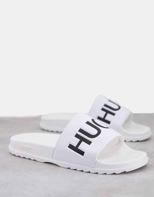 HUGO Match sliders in white
