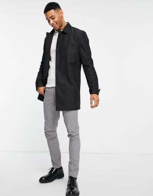 BOSS by Hugo Boss HUGO Midais regular fit coat-Black