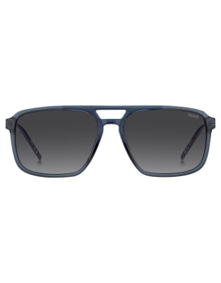 Hugo navigator sunglasses in blue | ASOS