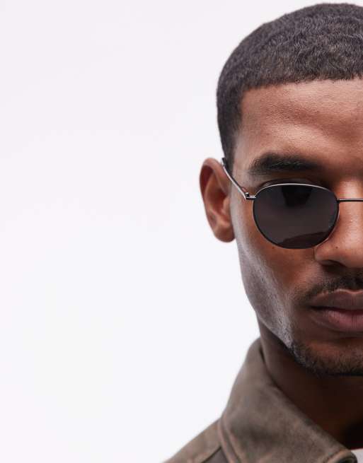Hugo - Occhiali da sole panthos nero opaco, 3 di 3