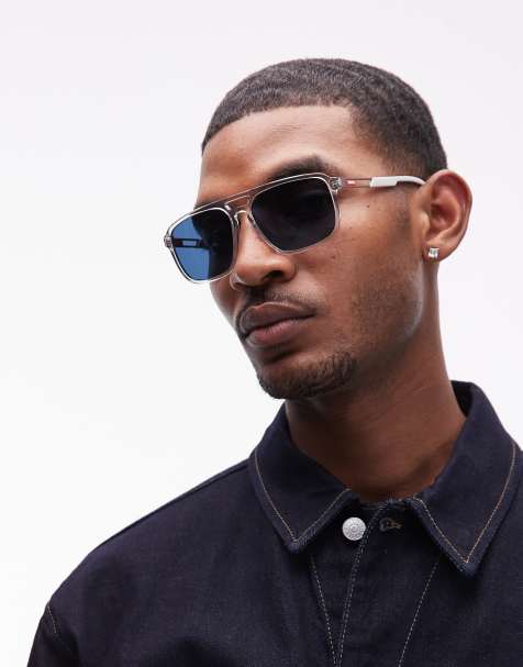 HUGO – Pilotensonnenbrille in Grau - view 1