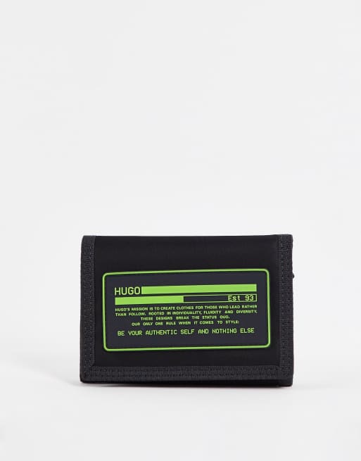 Hugo - Record - Portefeuille à emplacements multiples pour cartes - Noir 