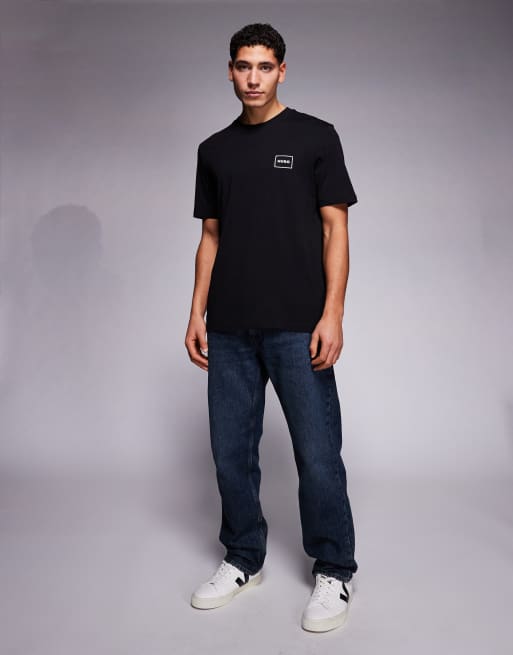 HUGO Red 2 pack of Dugopak logo t-shirts in white/black, 3 of 5