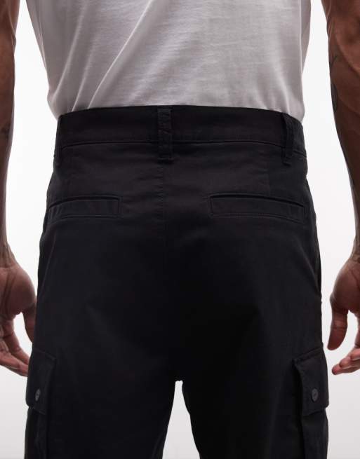 HUGO Red – 262 – Shorts in Schwarz mit geradem Schnitt, 5 von 5