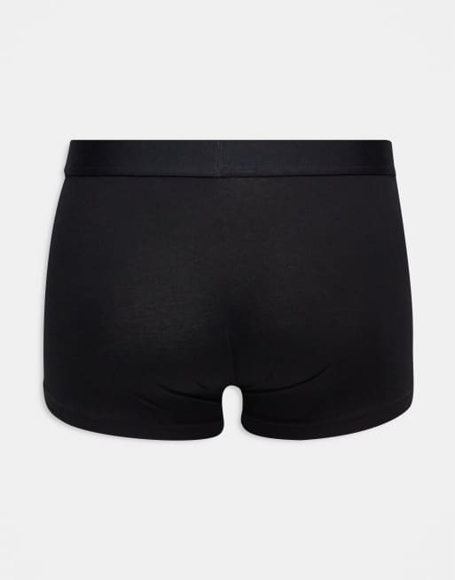 HUGO Red – 3er-Pack Unterhosen in Grün/Marineblau/Schwarz mit Galaxy-Logoaufnäher, 3 von 3