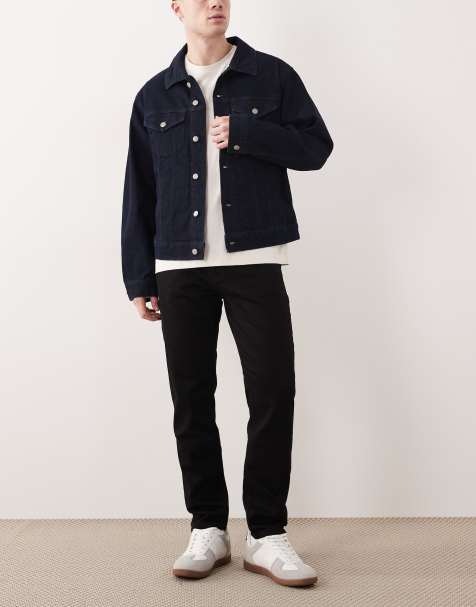 HUGO REd - 634 - Sorte jeans i tapered fit - view 1