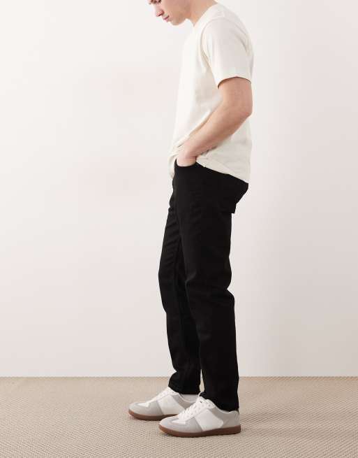 HUGO REd - 634 - Sorte jeans i tapered fit, 2 af 5