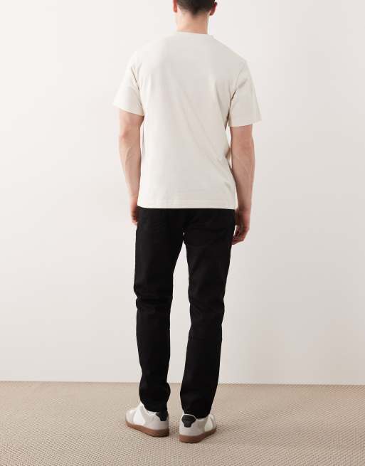 HUGO REd - 634 - Sorte jeans i tapered fit, 3 af 5