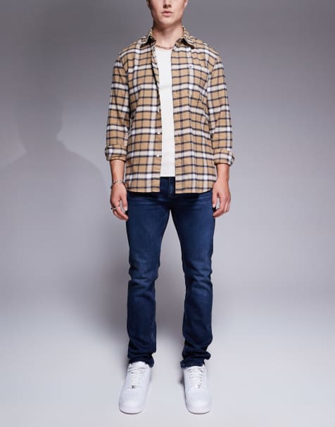 HUGO Red 708 slim fit jeans in dark blue - view 1