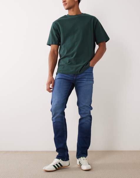 HUGO Red - 708 - Slim-fit jeans in donkerblauw - view 1