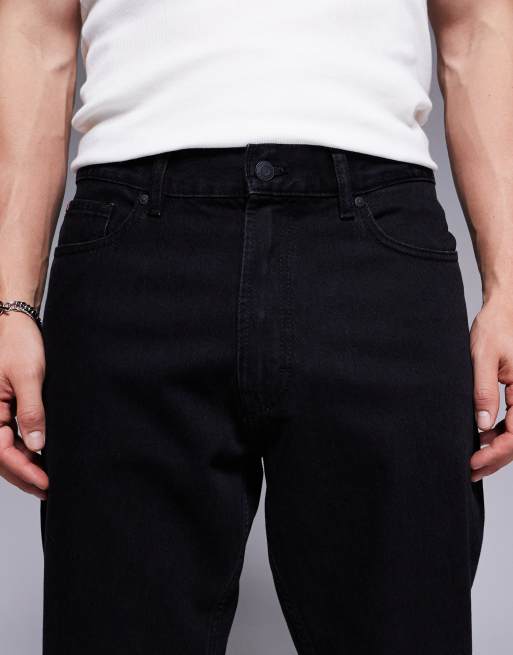 HUGO Red 838 tapered fit jeans in black, 5 of 5