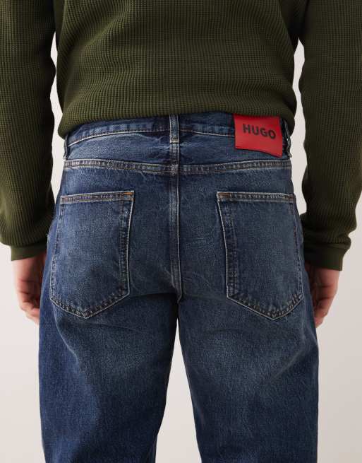 HUGO Red – 840 – Regular-Fit-Jeans in Dunkelblau , 5 von 5