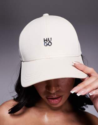 Hugo Red Ally Logo Cap In Red