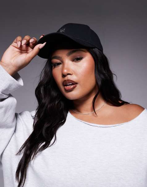 HUGO Red Ally stacked logo baseball cap in black - view 1